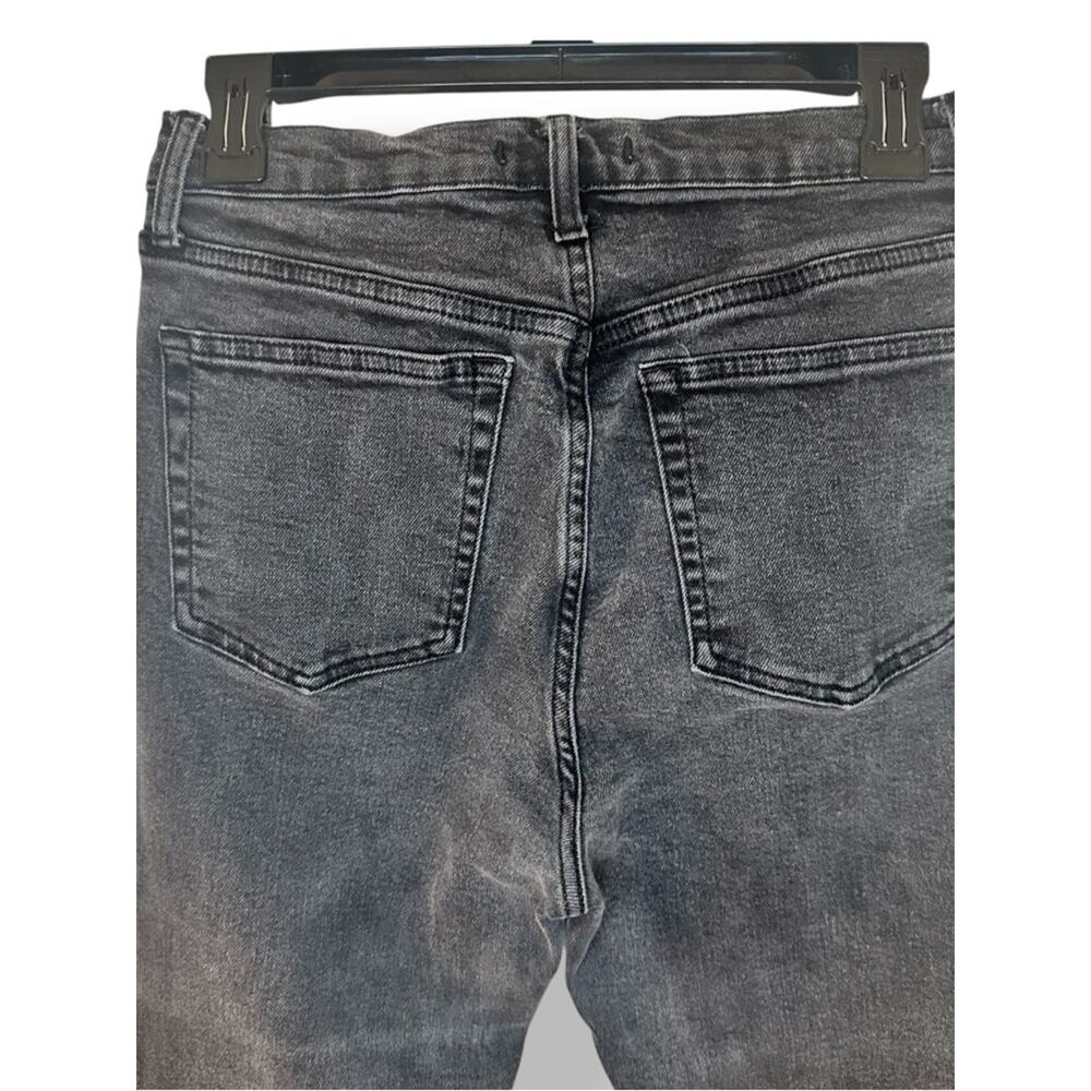 Free People We The Free Black Distressed Skinny Jeans High Rise 30 - Picture 6 of 8